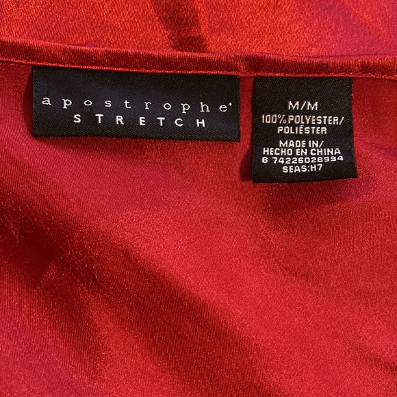 SOLD❣️❣️Vintage Y2K Red Silky Cami Top❣️ - Picture 7 of 7